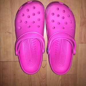 Hot Pink Crocs